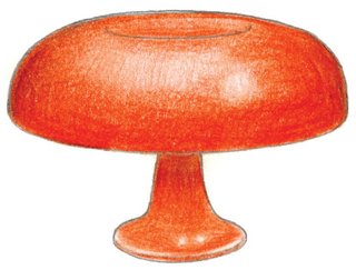 1964<br><br>Giancarlo Mattioli designs Nesso lamp.