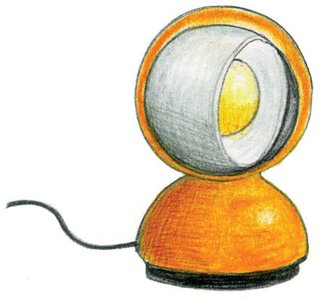 1966<br><br>Vico Magistretti designs Eclisse lamp for Artemide.