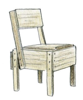 1973<br><br>Enzo Mari designs Autocostruzione chair.
