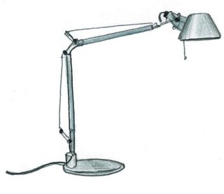 1986<br><br>Michele de Lucchi and Giancarlo Fassina design Tolomeo lamp.