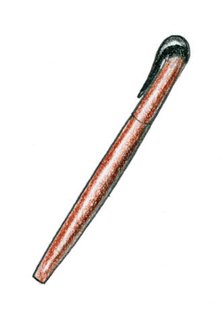 1997<br><br>Giulio Iacchetti designs La Mandarina pen.