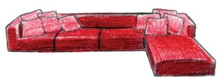 2006<br><br>Carlo Colombo designs the rectilinear Shanghai sofa system.