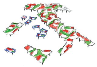 2010<br><br>Gaetano Pesce and Cassina celebrate Italy's 150th anniversary with Sessantuna.