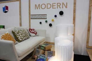 The nominees for the Modern World Awards were on display at Dwell on Design.