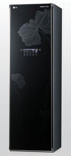The Tromm Styler (a hybrid wardrobe and steam cleaner) by LG.
