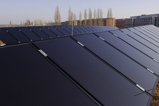 Sulfurcell solar panels.