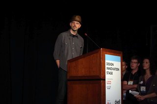 From the Show Floor: Pecha Kucha - Photo 1 of 7 - Tom De Blasis presents the Gamechanger Bucket.