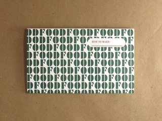 The new Food recipe card by Egg Press.
