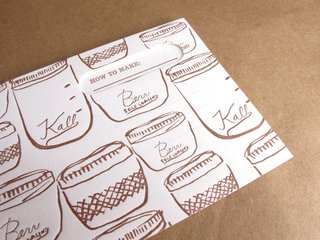 The Jars recipe card nods at classic American canning companies without infringing on trademarks.