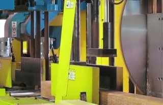 The factory is filled with specialized machinery that cuts each piece of timber with specific joints at specific places in each post and beam. Software developed for the equipment makes sure each piece is cut to the correct length and finished with the correct ends.