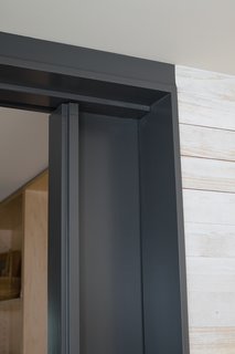 Pocket Change"We wanted the main spaces of the house to flow into each other while still being able to isolate areas for privacy," says Bull, who designed floor-to-ceiling pocket doors that slide into the wall, closing off the bedroom wing, the meditation room, and the entryway. "We spec’d Häfele Hawa Junior sliding door hardware. At about $225 per door it’s a bit more expensive than some other brands, but it is very smooth and quiet."<br><br>hafele.com