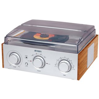 The Jensen 3-Speed Stereo Turntable.