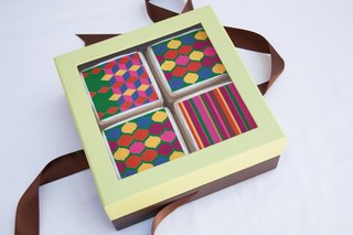 The bold colors and graphics of these cookies caught our eye. They tasted pretty good too.