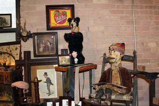 Brother-sister team Karyn (Dethrose Vintage) and Jon Dethrow (Deth Core) had a wonderful selection of oddities and vintage clothing; including stunning ‘60s gowns, animatronic animals, and awesomely creepy puppets. <br><br>Photo by <br><br>Felix Jung