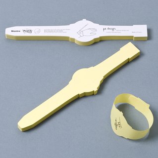 A new style of Post-Its for the forgetful sort.