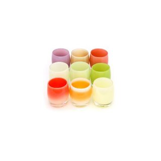 Votives by glassybaby.