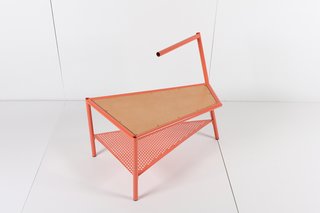 Max Lipsey's Acciaio Series - Photo 5 of 6 - Here's a side table. I find this piece simultaneously ugly and beautiful... which means I can't stop looking at it.