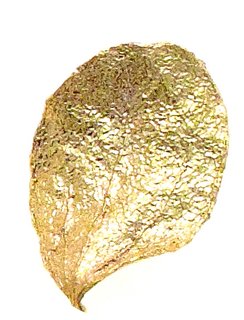 Then the individual leaves are cast.