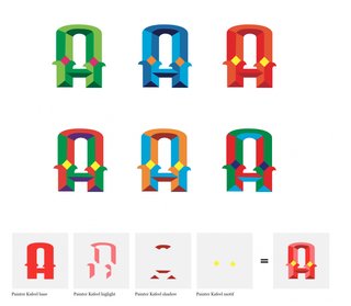 Friday Finds 12.16.11 - Photo 5 of 6 - Painter Kafeel's digitized letters.
