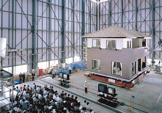 I knew we were dealing with a whole different league when I saw this photo of HRD’s (Ichijo’s partner manufacturing arm) testing of their seismic isolation system they co-developed with Bridgestone. The Japanese bring a whole different level of quality, research, and innovation to their building process, which is sorely lacking in the United States—frankly, we are stuck in a totally different era. It’s time for that to change.