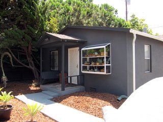 Dwell Home Venice: Part 1 - Photo 6 of 10 - The existing single bedroom 800-square-foot cottage has structural and plumbing problems and was marketed as a tear down when purchased in 2007. It’s cute, especially after we changed the exterior color from pink to gray, but after 85 years it is at the end of its life and will be deconstructed and recycled as part of this project.