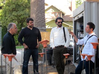 Left to right: General Contractor Peter DeMaria, Site Superintendant Rudy Perez, Designer Sebastian Mariscal and Project Manager Jeff Svitak.