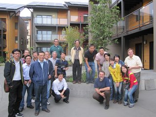 A Zero-Energy Community: Part 8 - Photo 2 of 7 - We had several overseas tour groups visit zHome. This Taiwanese group included a number of academics and architects.