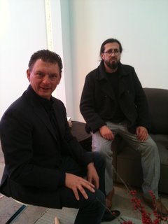 Piero Gandini (left) and designer Ron Gilad.