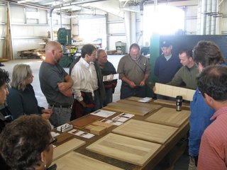 Visiting local Green Tree Mill with FSC President Corey Brinkema. Green Tree supplies both FSC and urban salvage wood products.
