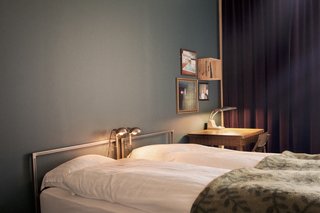 For a bit more money than the cost of a dorm bed (though not much more!) you can book a guesthouse-style room with made-up beds and a view of the ocean and mountains on the other side of the Faxaflói bay.