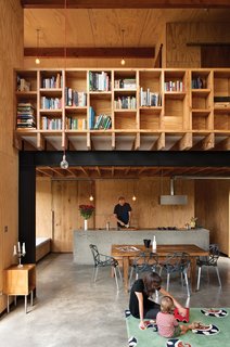 Rock the Boat - Photo 1 of 8 - Davor (with his wife, Abbe, and son, August) designed the main living and dining pavilion as a double-height space to increase its perceived volume, and added high cubbies for extra storage.