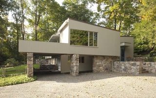 Preserving New England Houses - Photo 5 of 5 - The Breuer-Robeck House, a privately owned historic property in New Canaan, was designed by noted modern architect and furniture designer Marcel Breuer.