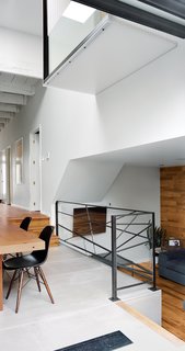 A series of levels gives the house a sense of separation between the main rooms.