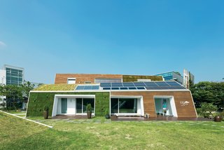 Modern Green Concept House in South Korea - Photo 1 of 10 -