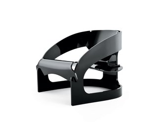 Back to the Future - Photo 2 of 3 - The design has been reproduced in black, white, and crystal-clear plastic in the same proportions as Colombo’s original, a process that Kartell treated with reverence, according to CEO Claudio Luti: "We have been reluctant to approach re-editions because they may not be respectful of the original. This new chair is just the right balance between celebrating the past and making it topical in today’s world."