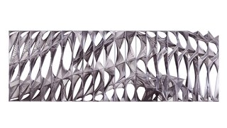 The Making of Screenplay: Part 3 - Photo 3 of 3 - This rendered elevation of Screenplay shows the relationship of the rope to the steel frame.
