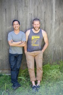 Four Barrel's Jeremy Tooker and baker Josey Baker said the space wasn't quite ready for a photo op, so they took one of themselves.