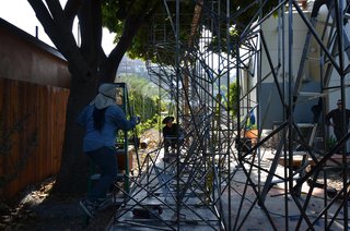The Making of Screenplay: Part 7 - Photo 5 of 9 - From this perspective, the depth of each profile becomes apparent and the wall becomes much mores three-dimensional.