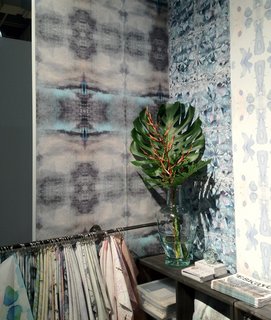 Organic, hand-painted wallpaper is still going strong in many design quarters. This range by Eskayel, designed by Shanan Campanaro, also comes in an eco-friendly contract version, made of 31% post-consumer recycled content with a Class "A" fire rating and low VOC emissions.