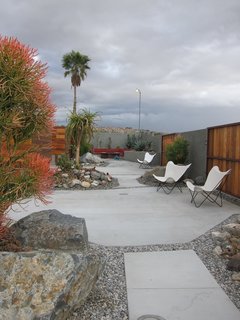 Designed and built by Lautner in 1947, the four room Desert Hot Springs Motel in Palm Springs began life anew in 2008 when designers Tracy Beckmann and Ryan Trowbridge resurrected it as the Lautner Hotel. The desert escape was envisioned by Lautner as a model for a master-planned community that never came to be.