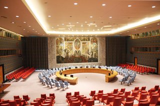 A Look Inside the United Nations' Restored Security Council Chamber - Photo 1 of 7 -