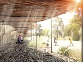 Sustainable Modern School Planned for Rural Mexico - Photo 1 of 5 -