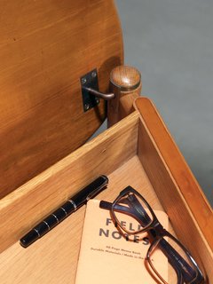 This Way, Gentlemen - Photo 1 of 4 - Wegner's design boats a storage compartment beneath the seat.
