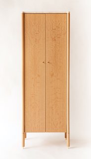 The Tall Morrison cabinet ($7,200) in white oak.