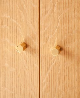 Here's a close-up shot of the door pulls, a really delicate feature of the pieces that are indicative of Egg's attention to details and finishing.