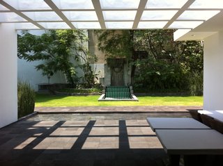Hotel Demetria, Guadalajara - Photo 5 of 7 - This fountain in the courtyard connecting Hotel Demetria to the Casa Casa Quiñones was completely covered in foliage. Eventually, they hope to turn this area into a small, high-level restaurant.