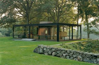 Philip Johnson's Glass House in New Canaan, Connecticut. Photo courtesy of the National Trust.