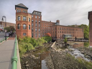 Rethinking Boston - Photo 3 of 3 - Baker Chocolate Factory, Dorchester Lower Mills, Dorchester, Massachusetts. Photo by Andy Ryan.