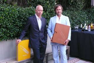 10 Minutes with Marc Newson - Photo 1 of 5 - Benedikt Taschen (left) and Marc Newson (right) at the Beverly Hills launch of Marc Newson: Works.
