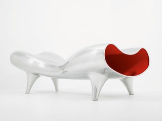 10 Minutes with Marc Newson - Photo 3 of 5 - Orgone Stretch and Lounge, 1993. Photo by Fabrice Gousset/Courtesy of Galerie Kreo.